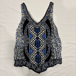 Forever 21 aztec pattern tank top (size M)